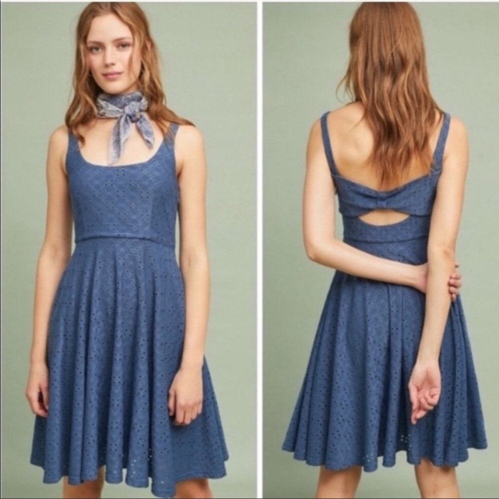 Anthropologie Hutch Olivia Eyelet dress